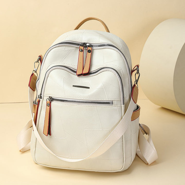 Versatile Multi-Functional Leather Backpack Kalsten