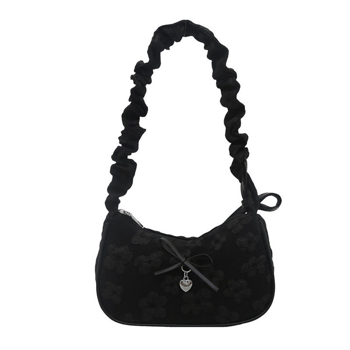 Elegant Floral Embellished Shoulder Bag Kalsten