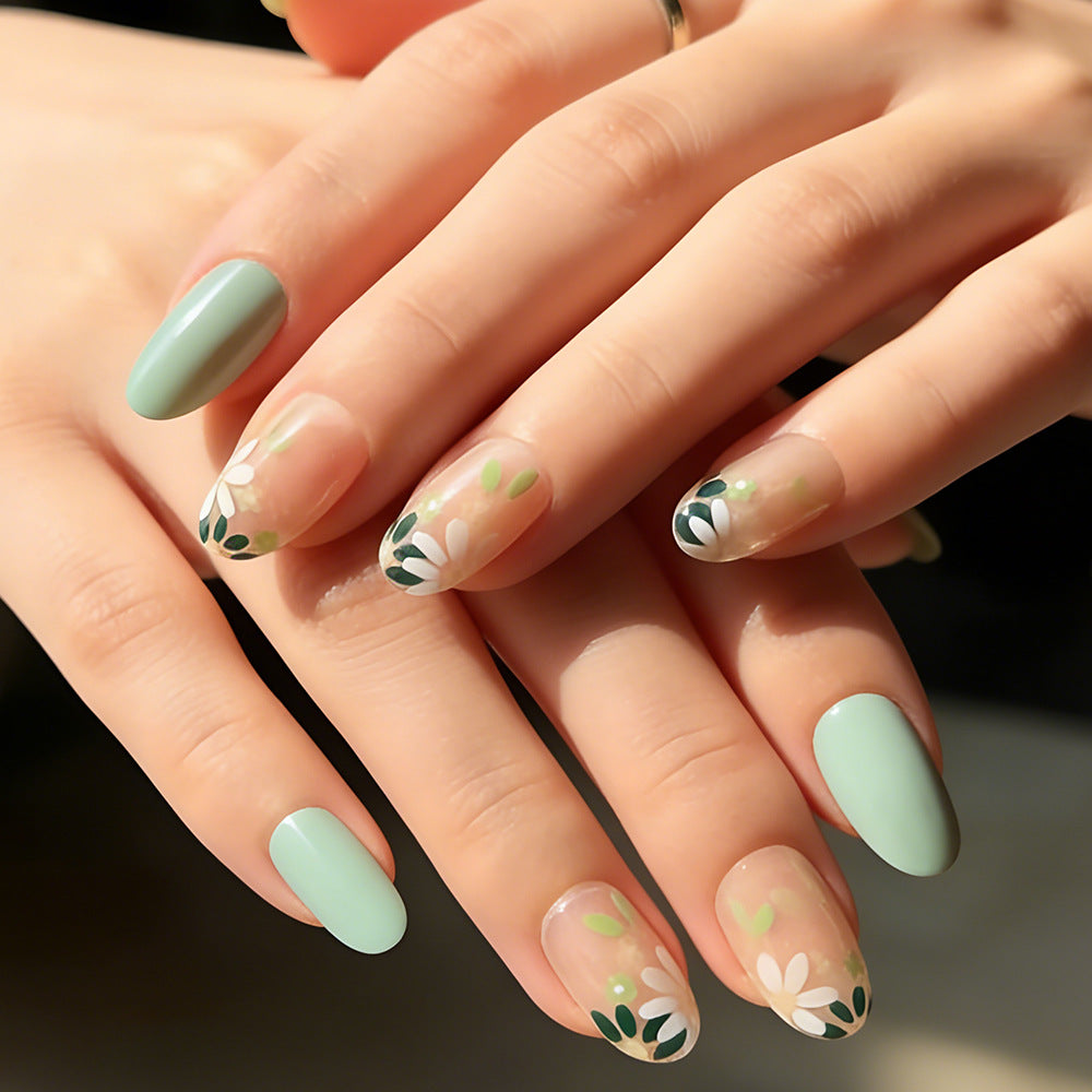 Press-On Floral Nail Art Set Kalsten