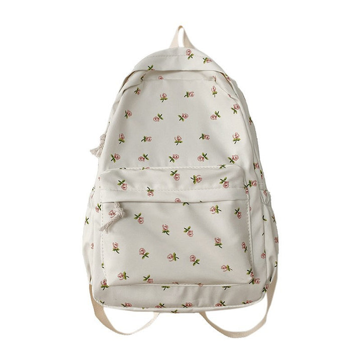 Floral Print Canvas Backpack Kalsten