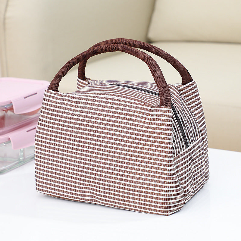 Insulated Striped Lunch Bag Kalsten