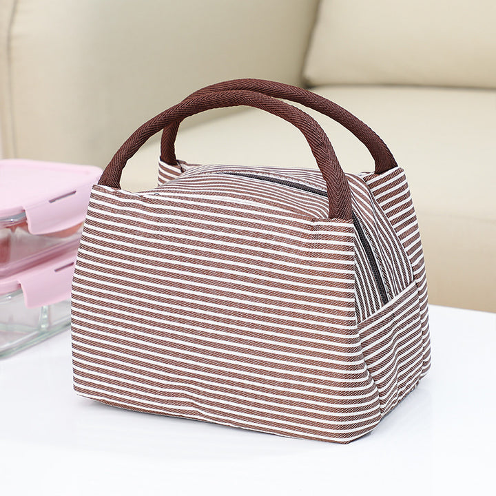 Insulated Striped Lunch Bag Kalsten
