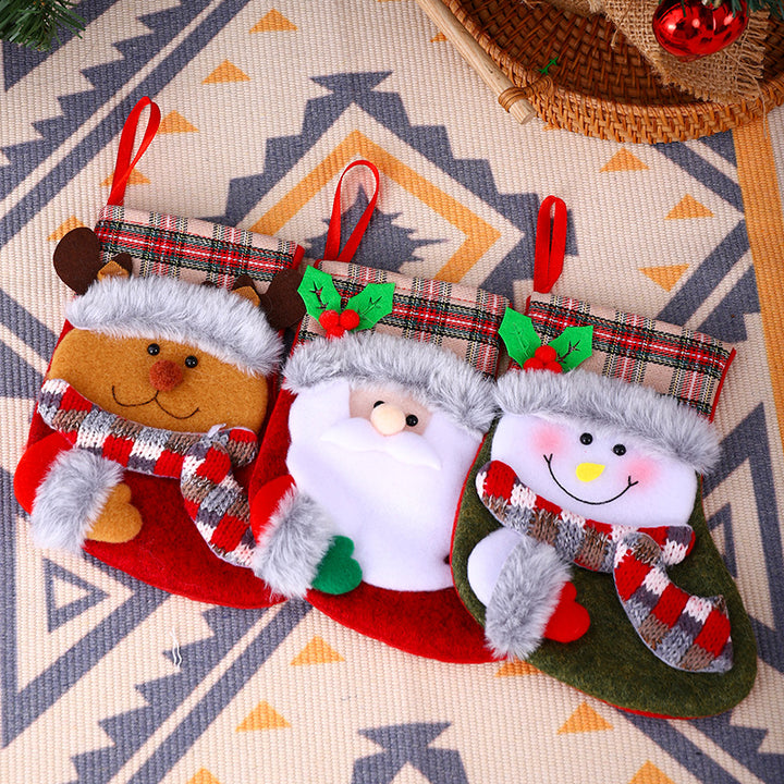 Christmas Fabric Sock Kalsten
