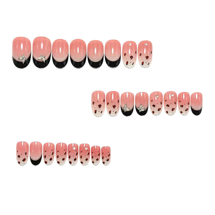 Artificial nails in a modern style with elegant embellishments Kalsten