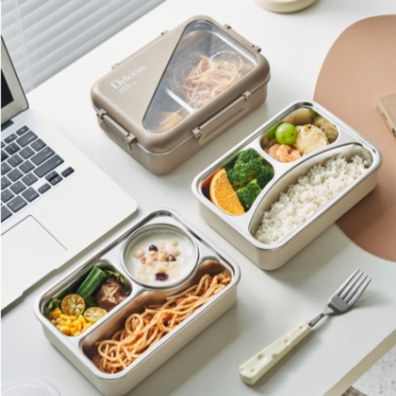 Premium Stainless Steel Multi-Compartment Meal Prep Container