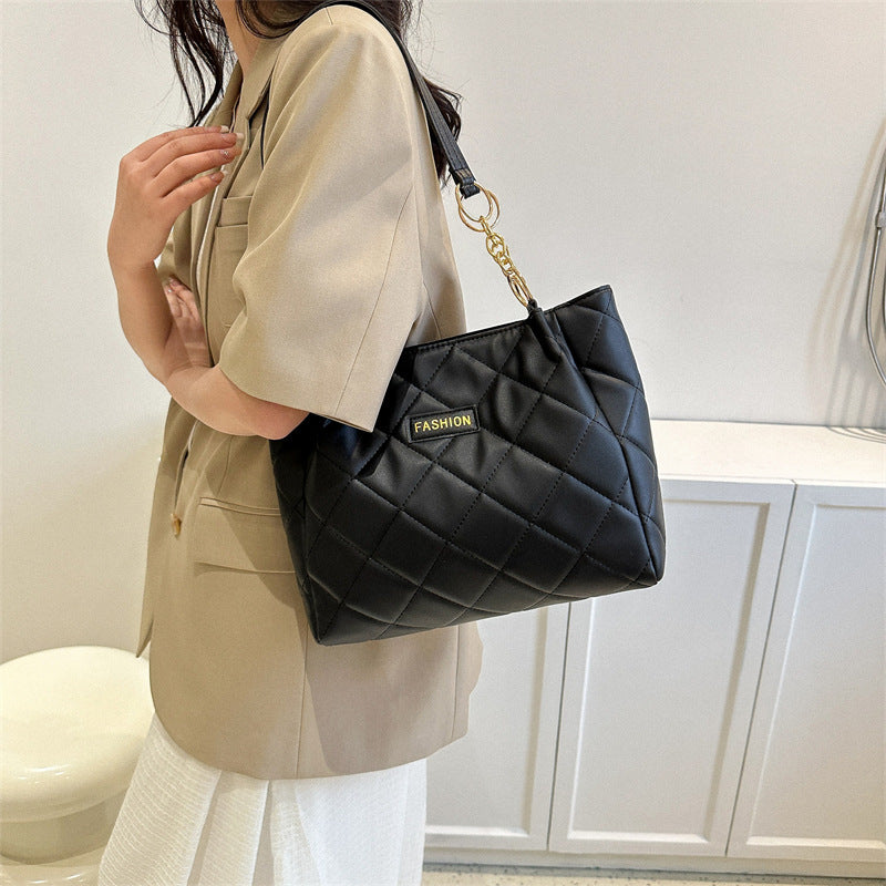 Elegant Quilted Tote Bag Kalsten