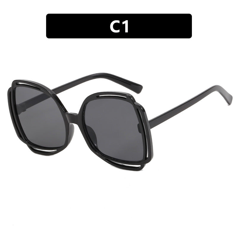 Women's oversized sunglasses in stylish retro design Kalsten
