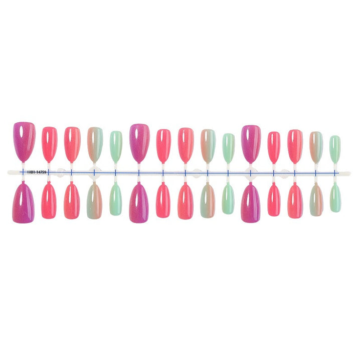Artificial Nail Set with Modern Color Gradients and Trendy Designs Kalsten