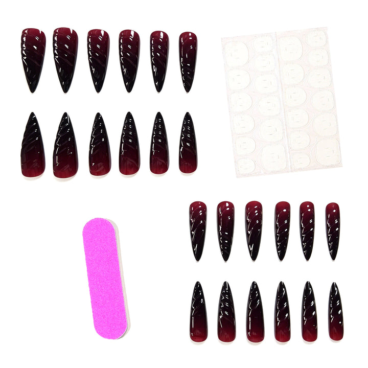 Elegant Long Stiletto Nail Art Extensions Kalsten