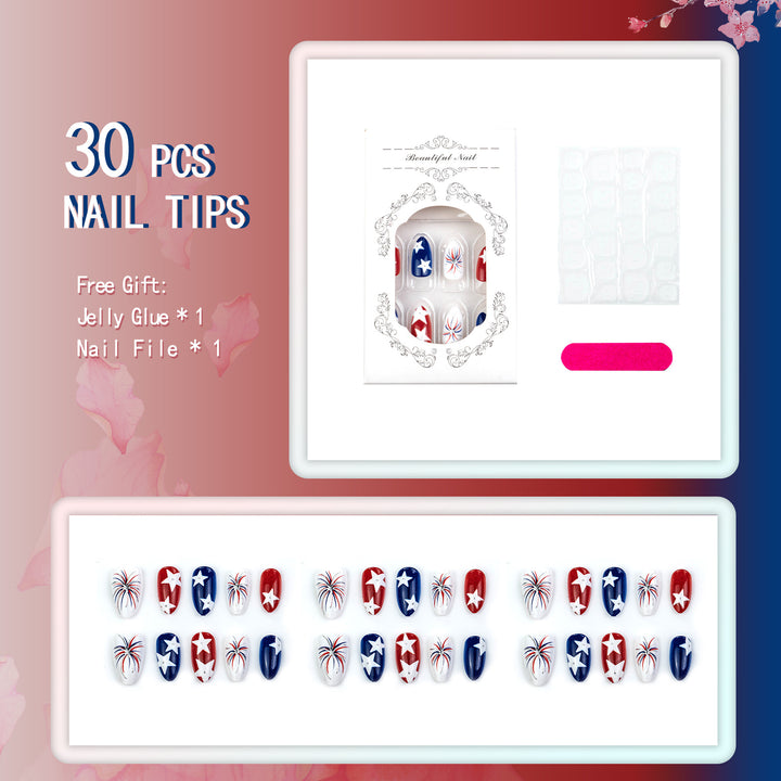 Thematic Star and Fireworks Nail Art Set