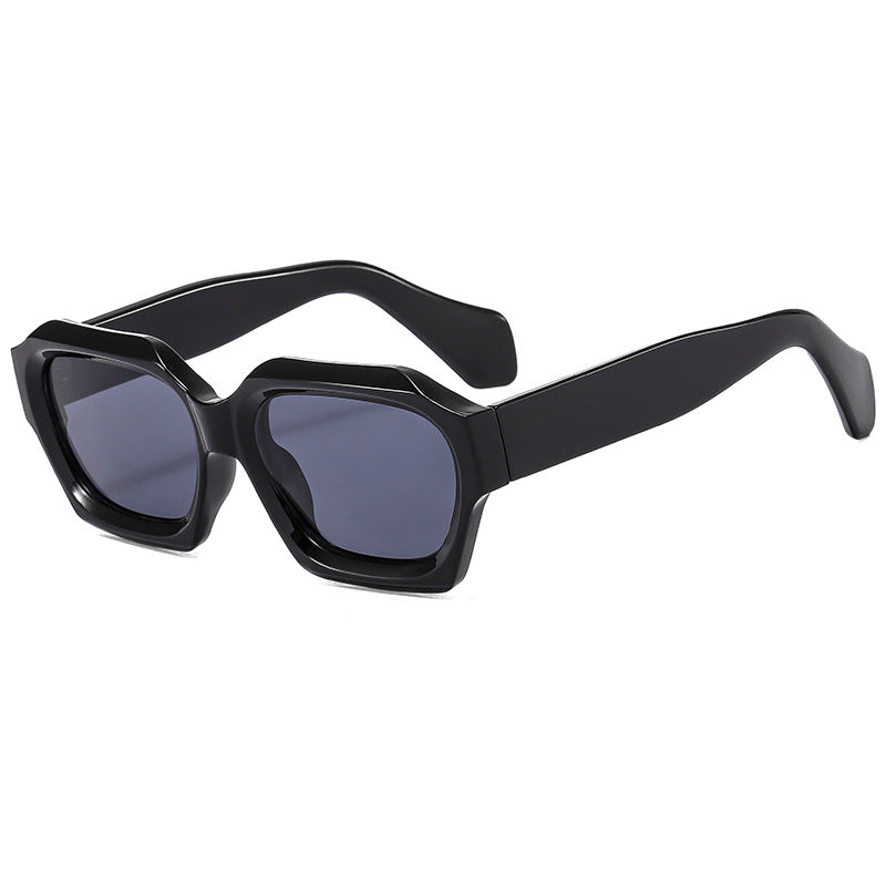 Women's designer sunglasses with distinctive geometric frame and polarized lenses Kalsten