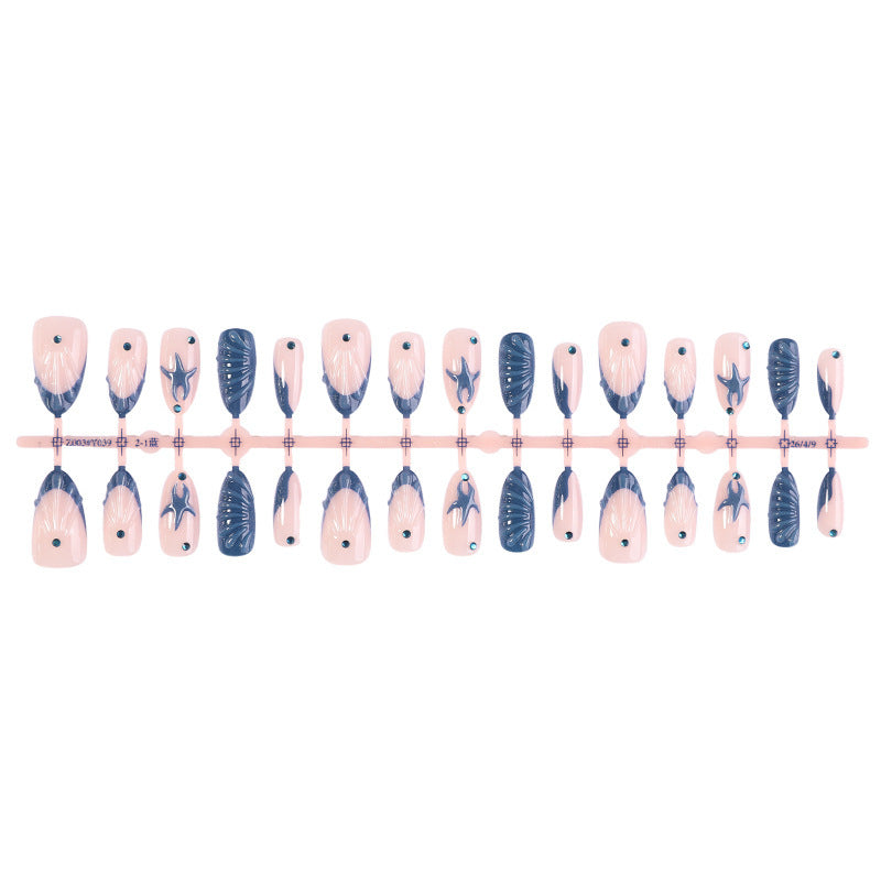 Artificial nail set with elegant 3D designs Kalsten