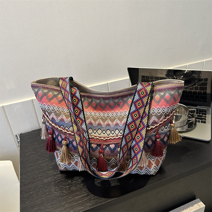 Bohemian Patterned Tote Bag