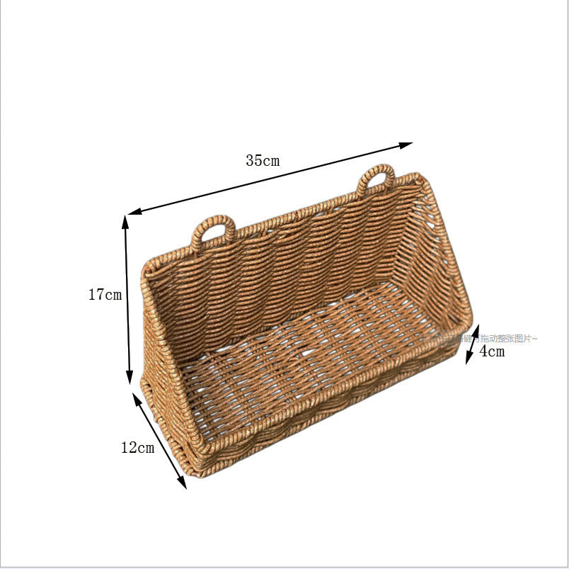 Decorative Woven Shelf Organizer Kalsten