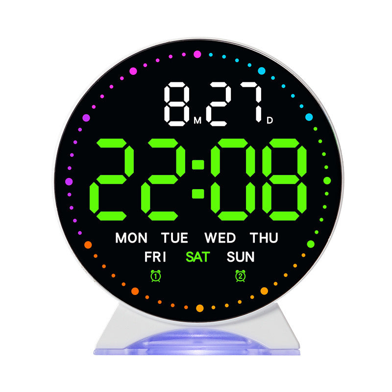 Digital alarm clock with large LED display and multifunctional display Kalsten