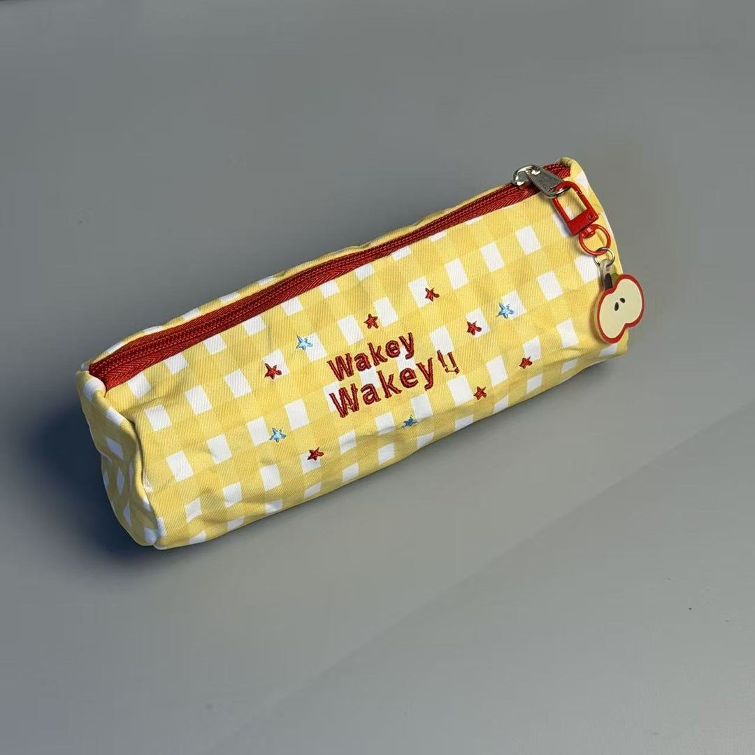 Cute Checkered Pencil Case