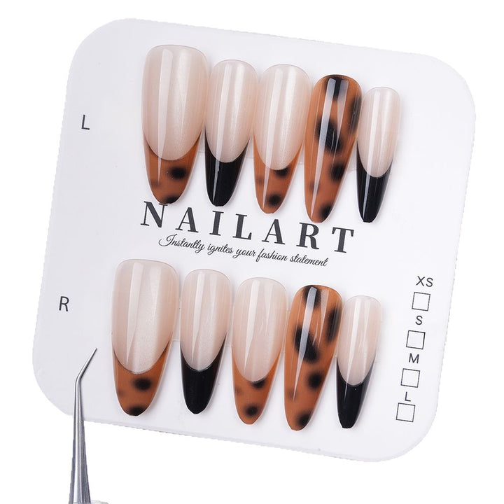 Creative Glittery Star-Themed Press-On Nails Kalsten