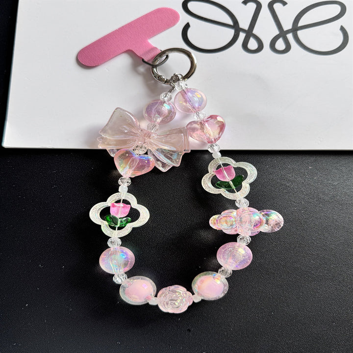 Charming Beaded Phone Charm Holder Kalsten