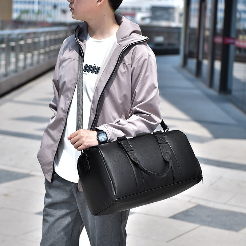 Stylish Leather Weekender Bag Kalsten