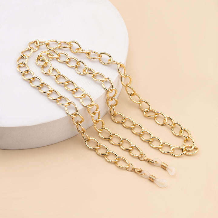 Contemporary Metal Eyewear Chain Kalsten