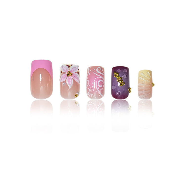 Artistic Decorative Press-On Nail Art Kalsten