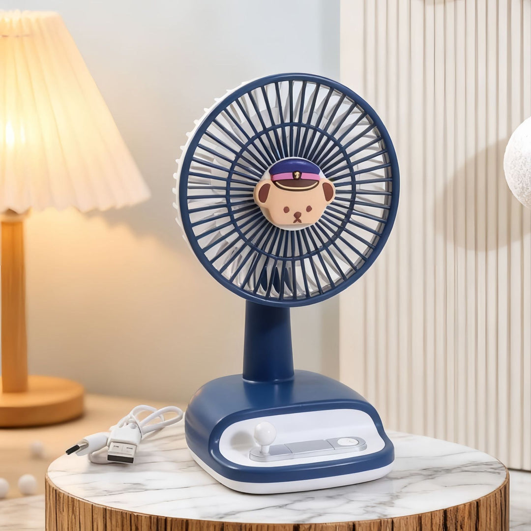 Ladies Portable USB Table Fan with Flexible Tilt Angle Kalsten