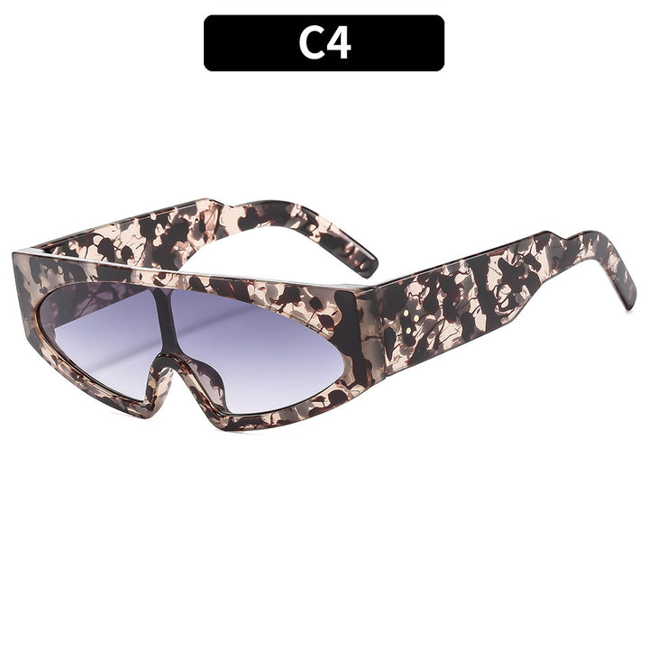 Futuristic Minimalist Shield Sunglasses