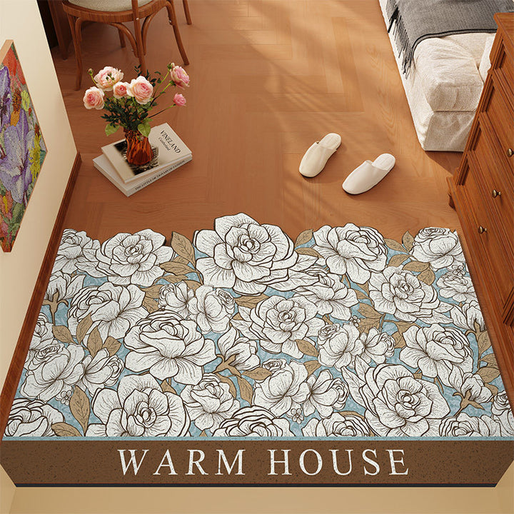 Floral Themed Area Rug