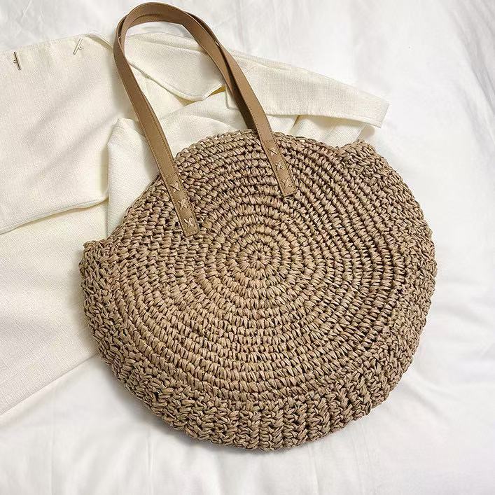Round Macrame Beach Bag Kalsten