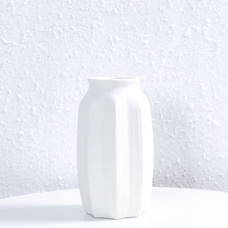 Textured Ceramic Floral Vase Kalsten
