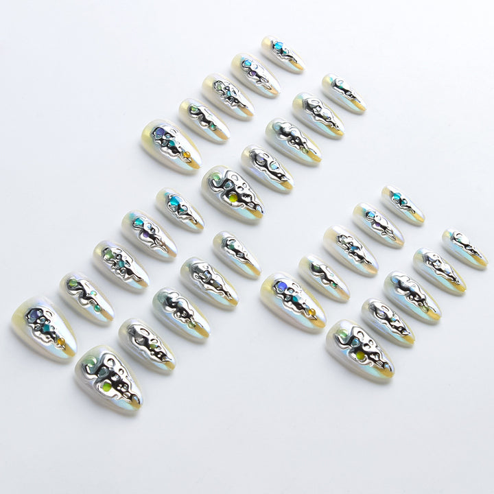 Decorative Press-On Nail Set Kalsten
