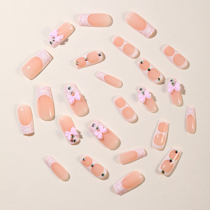 Designer Floral Acrylic Nail Extensions Kalsten