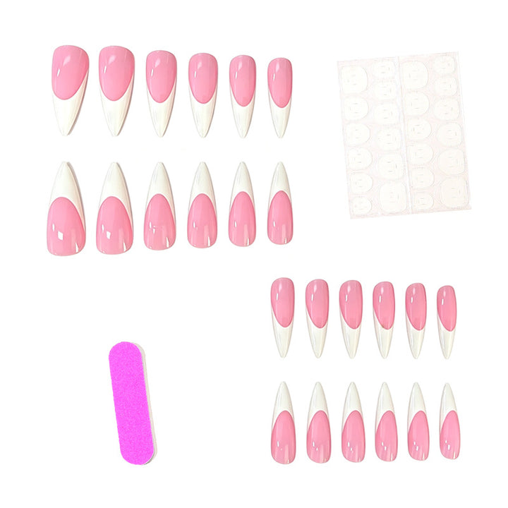 Elegant French Tip Nail Design Kalsten