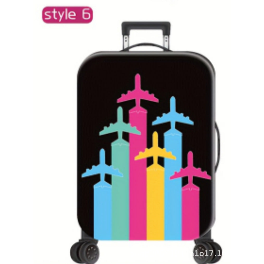 Unisex Hard Shell Travel Suitcase with Motivational Airplane Design Kalsten