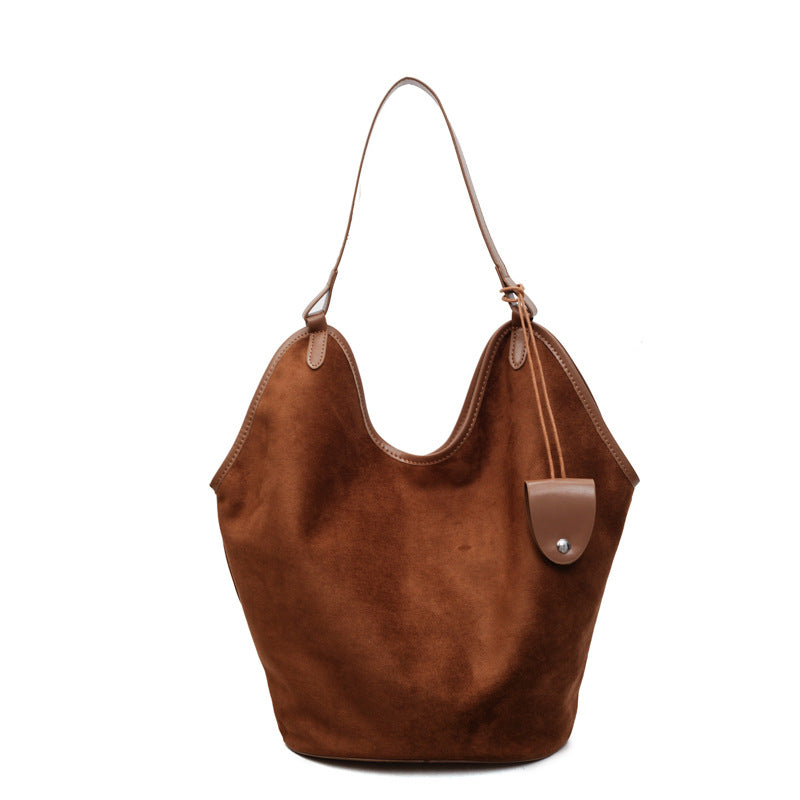 Suede Chic Slouchy Tote Bag Kalsten