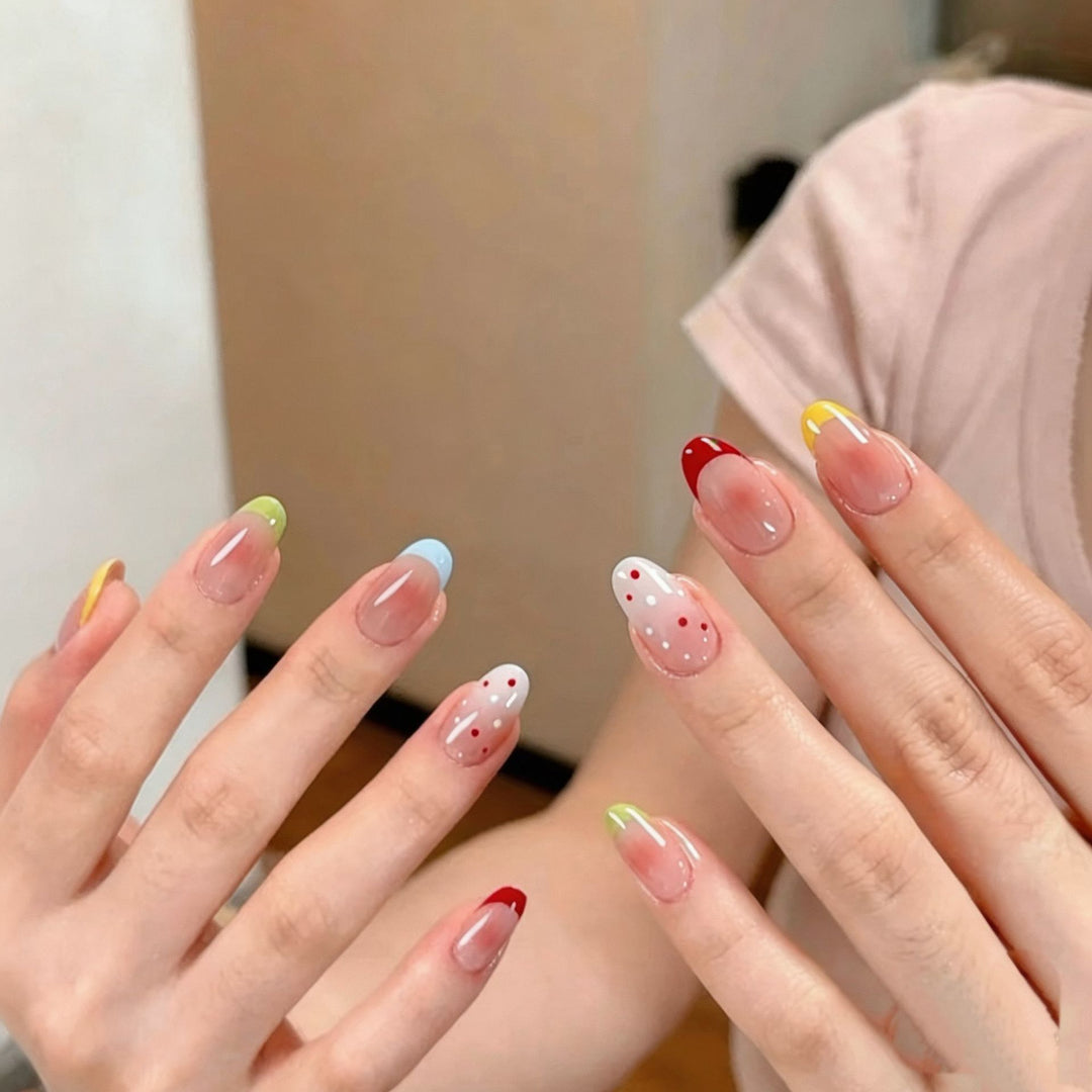 Whimsical Bunny-Themed Press-On Nail Art Set Kalsten
