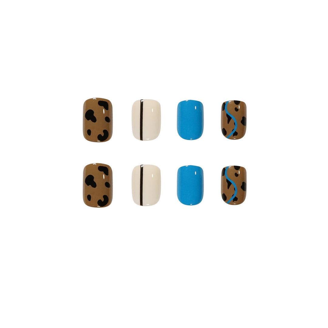 Creative Nail Art with Playful Patterns Kalsten