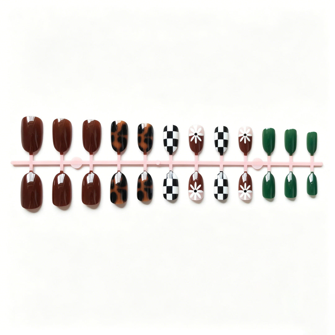 Artistic Mixed Pattern Nail Art Kit