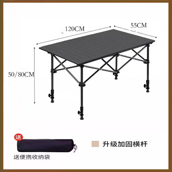 Folding Picnic Table With Adjustable Height Kalsten