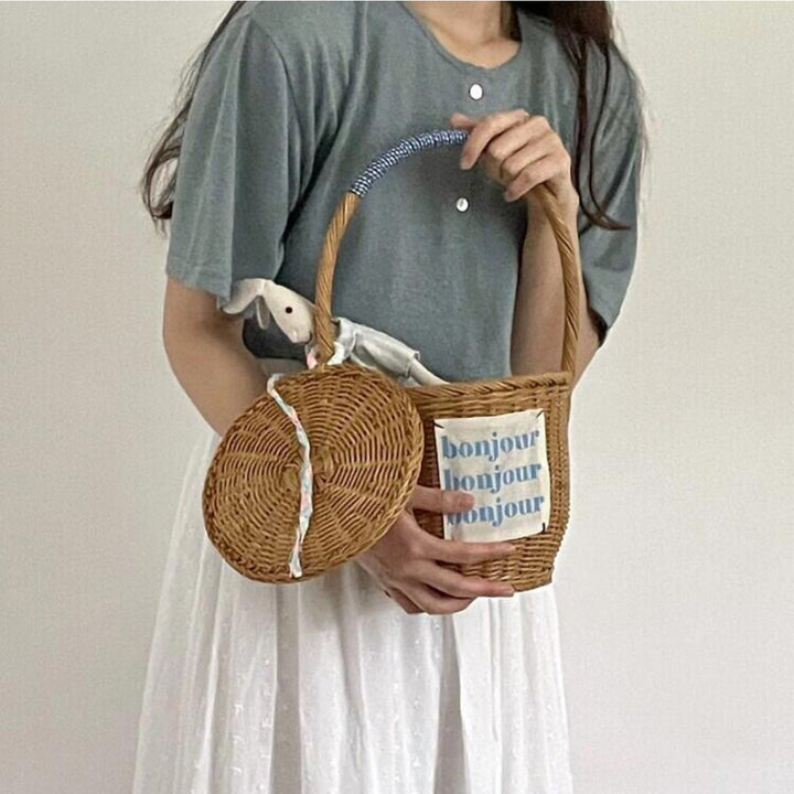 Handwoven Decorative Picnic Basket Kalsten