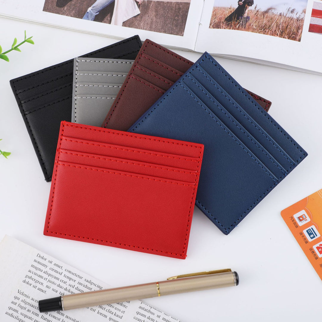 RFID Blocking Leather Card Holder