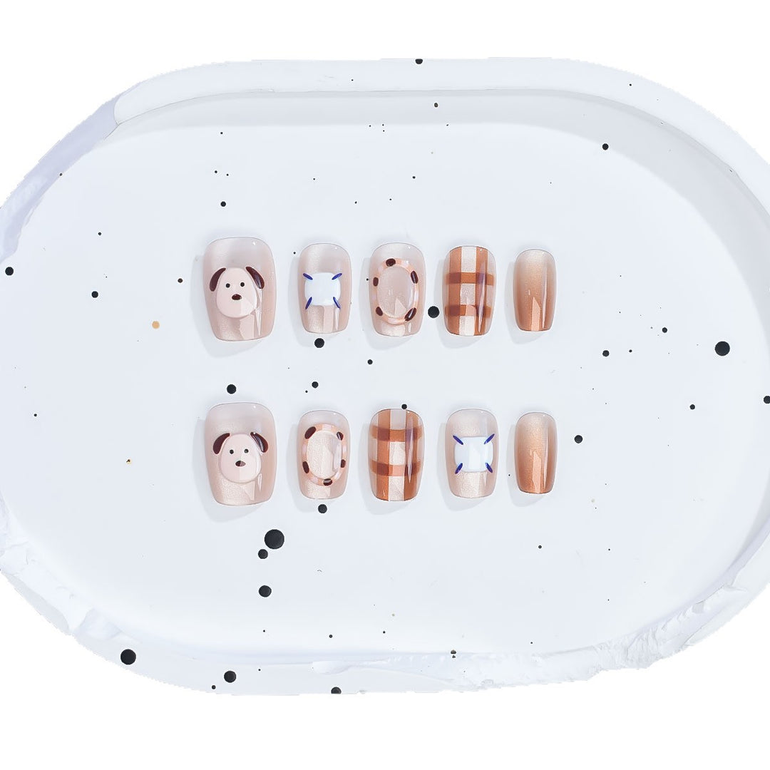 Chic Themed Press-On Nail Art Kalsten
