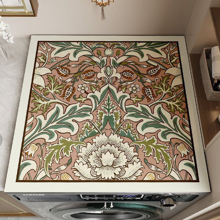 Decorative Floral Area Mat Kalsten 1786980001