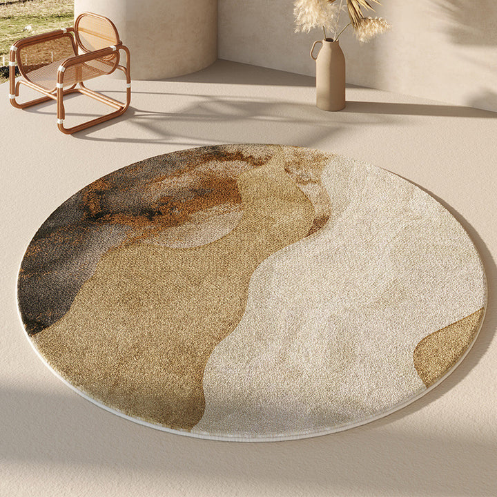 Abstract Pattern Round Area Rug