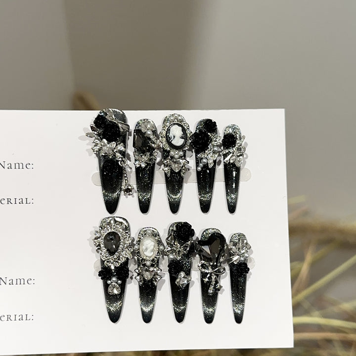 Gothic-Inspired Nail Art Kit