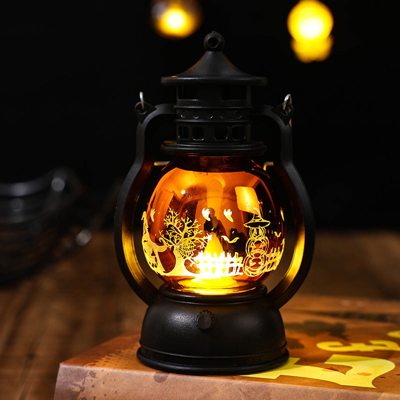 Nostalgic Lantern with Christmas Scenes Kalsten