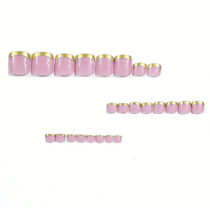Elegant Gold Tipped Nail Art Kalsten