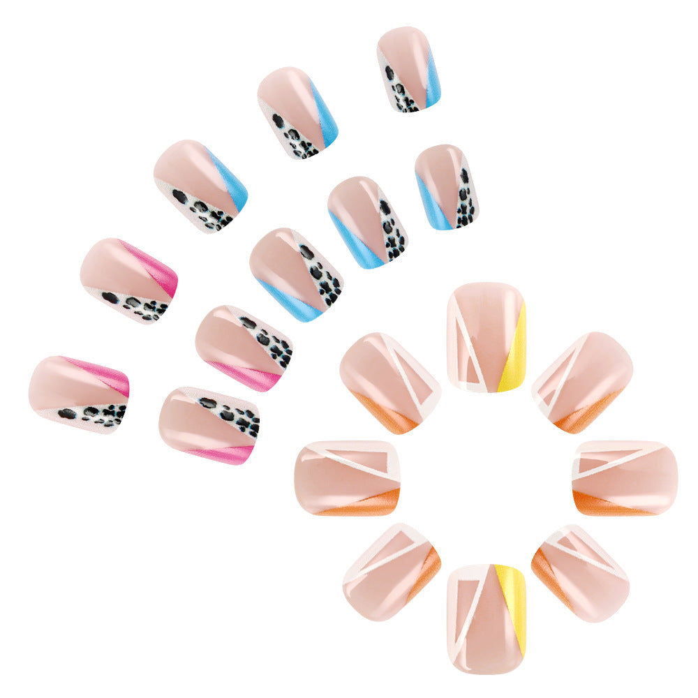 Creative Geometric Press-On Nails Kalsten