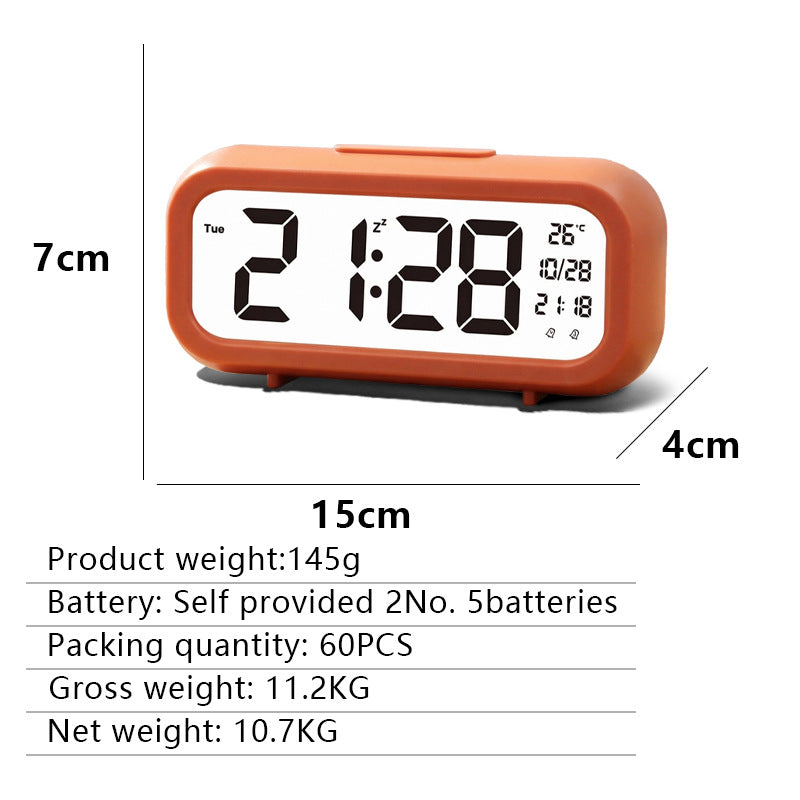 Digital alarm clock with temperature display and large LED display Kalsten