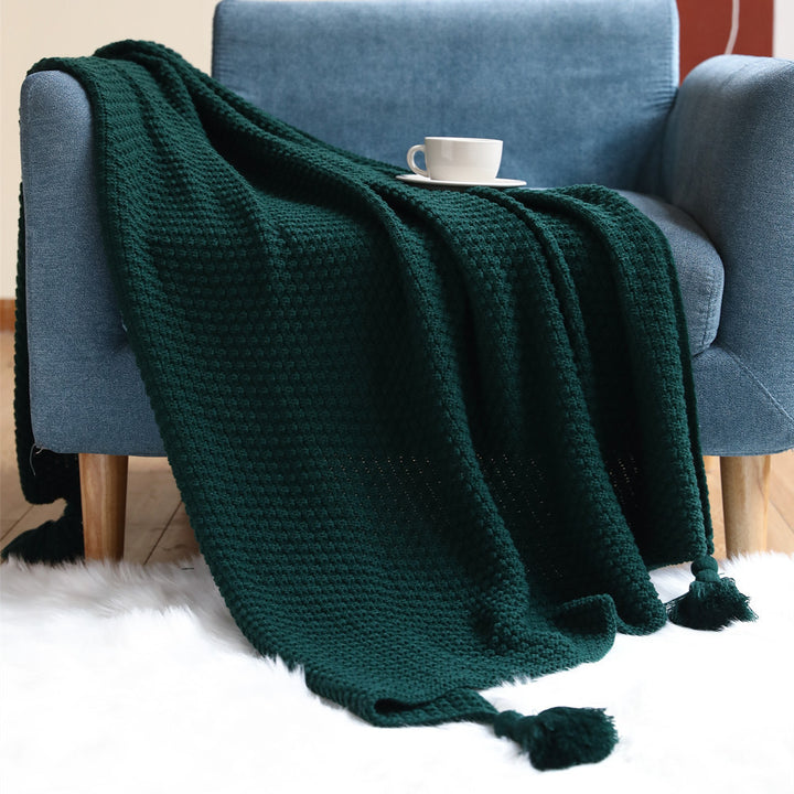 Plush Woven Decorative Throw Blanket Kalsten